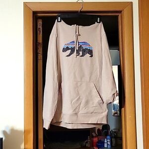 Patagonia | Green Heathered Bear Mountain Sweatshirt Hoodie